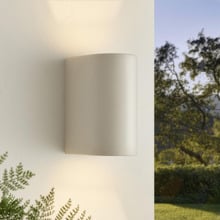 Haze Ceramic Outdoor Wall Light